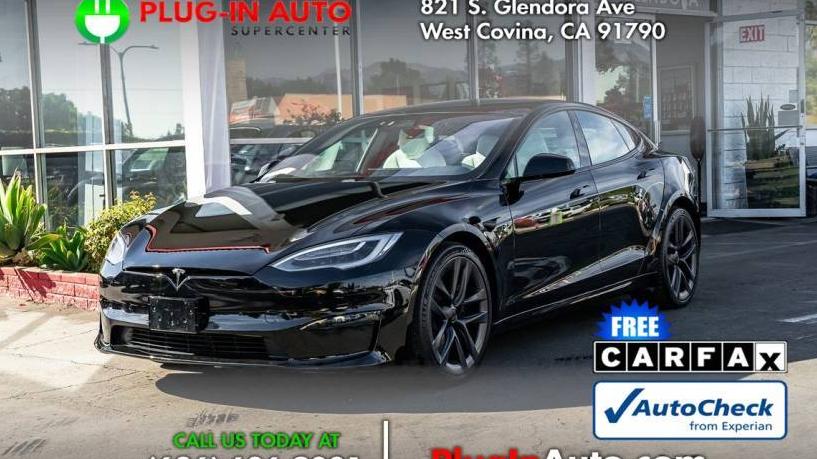 TESLA MODEL S 2021 5YJSA1E63MF447499 image